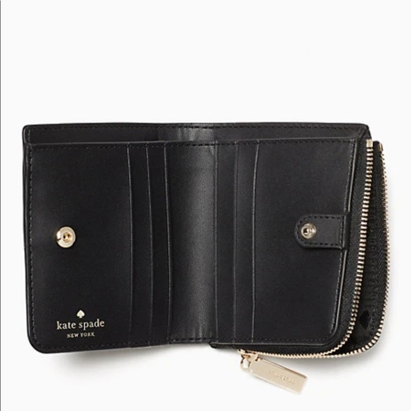 KATE SPADE NWT Shimmy Satchel and Small l-zip bifold wallet Black - Picture 9 of 9